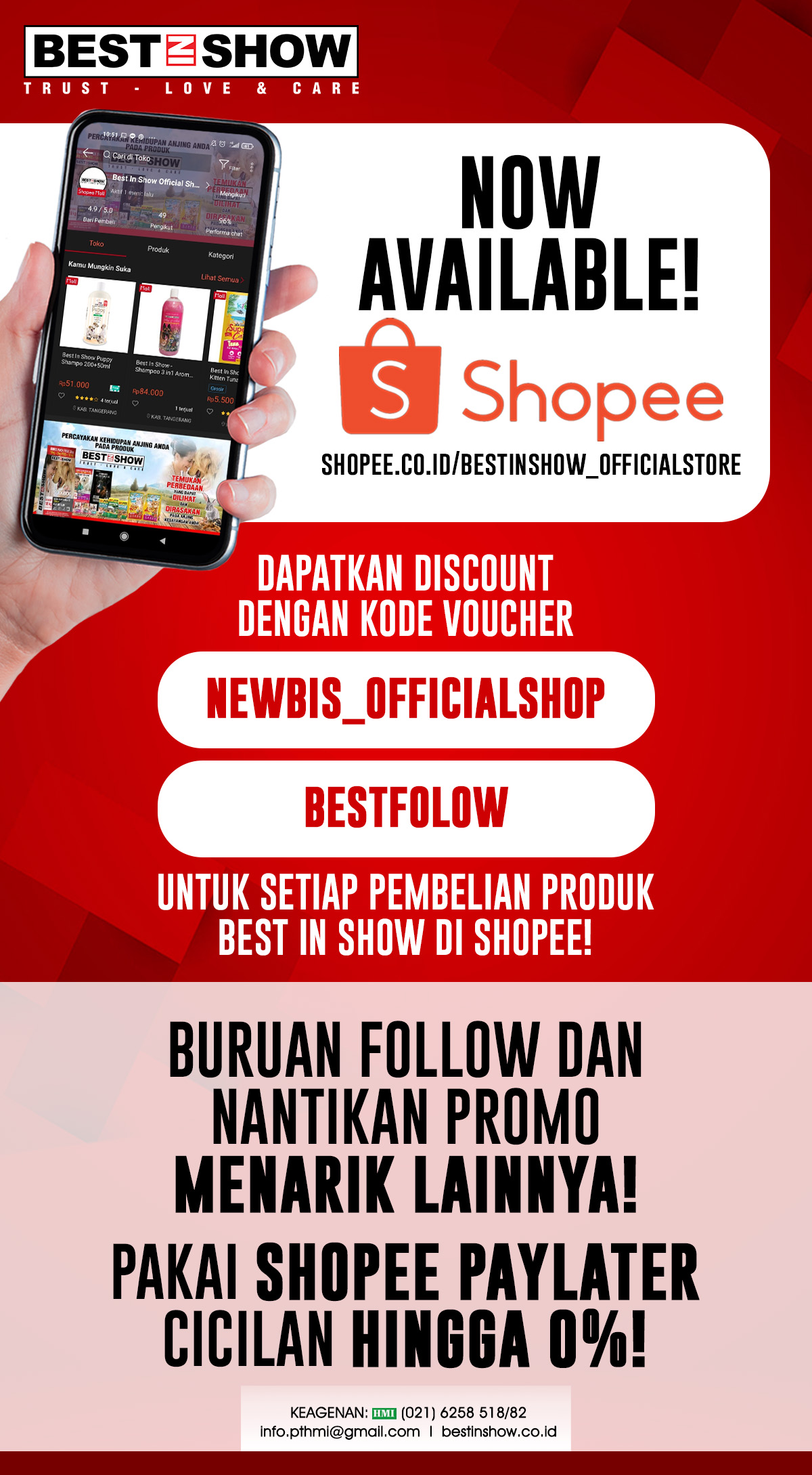 PROMO BEST IN SHOW OFFICIAL AT SHOPEE
